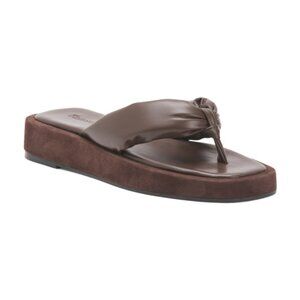 FLATTERED Made In Spain Leather Blair Thong Toe Sandals